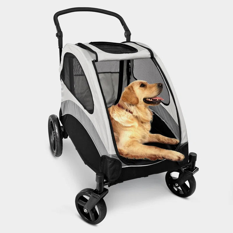 Large Dog Stroller for Pet Jogger Stroller for 2 Dogs Cats